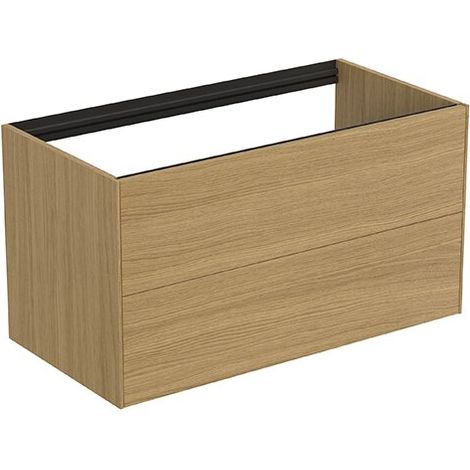 IDEAL STANDARD T4357Y6 Meuble bas WT Conca, 2 tiroirs (1/2)