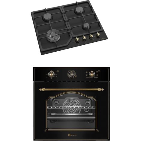 SOLTHERMIC COMBO PACK NEGRO RÚSTICO ENCIMERA 60 + HORNO