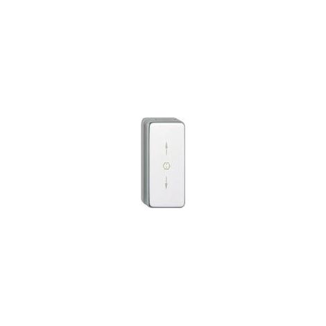 Rosace avec cache en aluminium pour fenêtre U34 SV - HOPPE AG - Blanc 9016 (1/3)