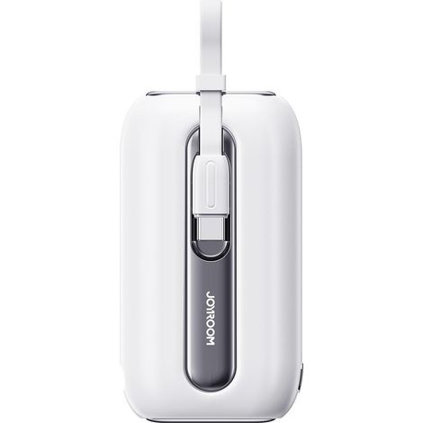 Powerbank 10000mAh Colorful Series 22,5W mit USB-C und iPhone Lightning Kabel weiß (1/5)