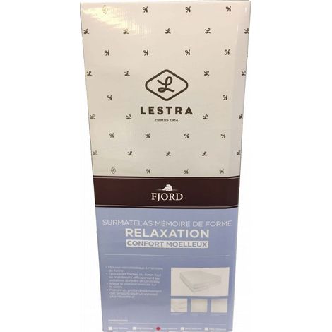 Surmatelas Lestra Fjord à mémoire de forme 180 x 200 cm Lestra - - (1/5)