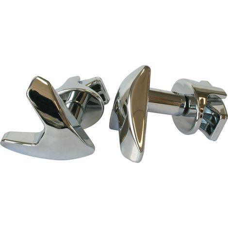 B21815b Chrom-Kleiderhaken CENTRALE BRICO