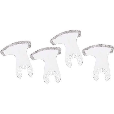4 pièces lame de scie à dégagement rapide multi-outils Outils oscillants, lame de coupe en marbre, pour WORX/FEIN/DREMEL (1/5)