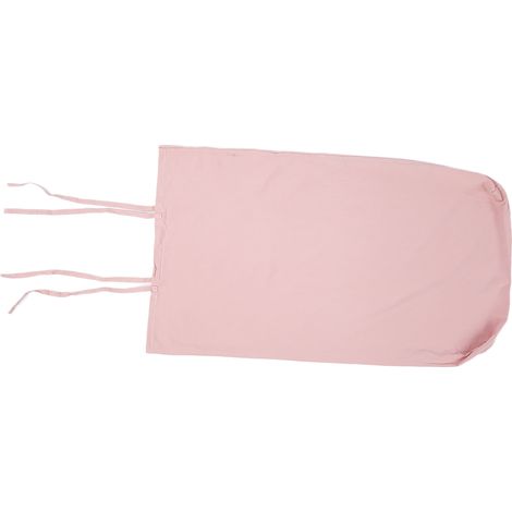 Coussin de change bébé rose doux et respirant pour table à langer nouveau-né (1/5)