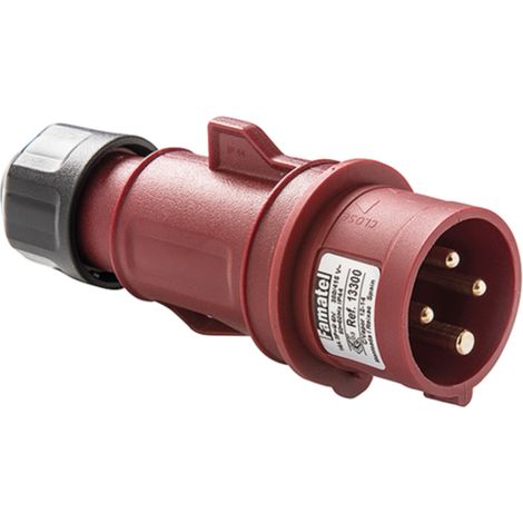Clavija industrial FAMATEL 3 P+N+T 380/415 V - talla