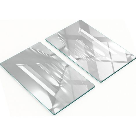 Tableros decorativos multifuncionales de vidrio con impresi贸n para pasillo, 2x30x52 cm