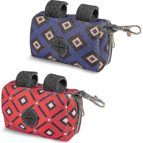 Distributeur élégant de sacs à déjections canines, porte-sacs, lot de 2 (1/5)