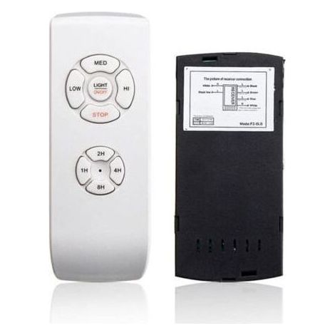 Ventilateur de plafond blanc avec lampe, télécommande 30m, compatible 110V/220V, design moderne et silencieux pour salon ou chambre (1/5)