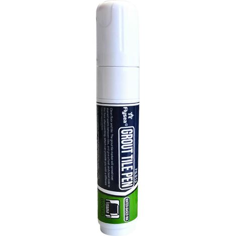 Stylo à joints, raviveur de joints de carrelage, nettoyant pour joints, marqueur imperméable pour peinture de carrelage, stylo à joints blanc (1/5)