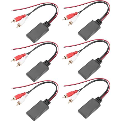 Cavo audio AUX RCA wireless universale per adattatore auto 6X