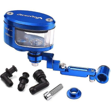 Réservoir d'huile de frein et d'embrayage avec support pour moto Honda Varadero XL1000 XL125 - Support de réservoir bleu (1/5)