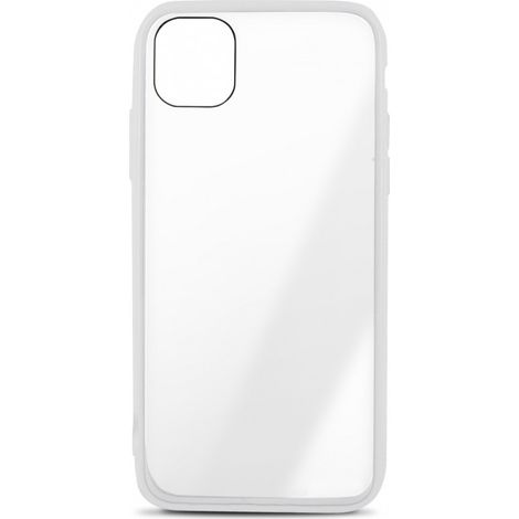 Coque semi-rigide Color Edge pour iPhone 12 MINI - contour blanc (1/2)