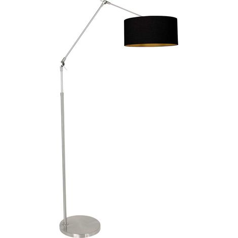 Steinhauer - lampada da terra - Prestige Chic - acciaio - lino