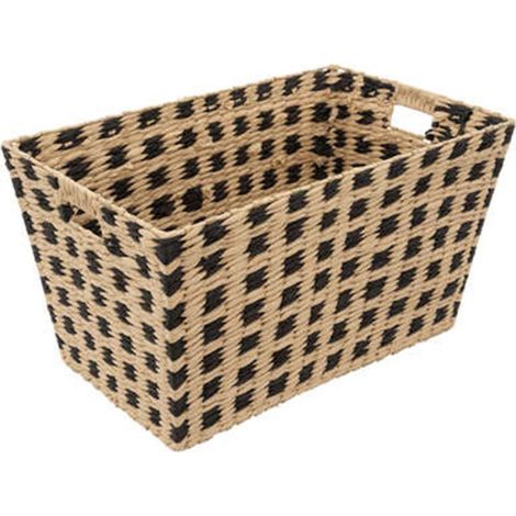 Panier de Rangement "Terre Inconnue" 30x55cm Beige