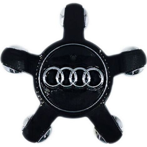 Enjoliveurs 4 pièces pour Audi A3 A4L A5 A6L A8L Q3 Q5, cache-jantes, accessoires auto, 135 mm, noir FLITI (1/5)