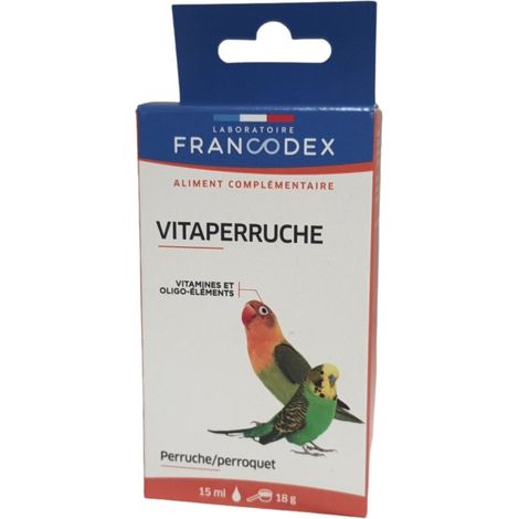 Vitaperruche aliment complémentaire pour oiseaux de cage et de volière - Francodex (1/3)
