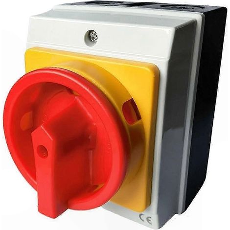 Disjoncteur principal à interrupteur rotatif à 4 broches 25 A - Solution de contrôle de puissance (1/4)