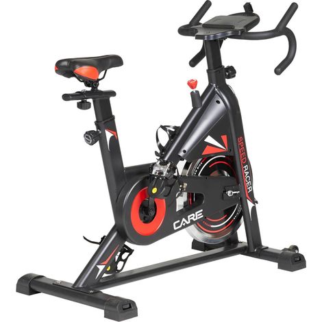 Vélo de biking Speed Racer – Roue d'inertie 22 kg – Réglage de selle et guidon – Compteur 6 fonctions pour suivi performance
