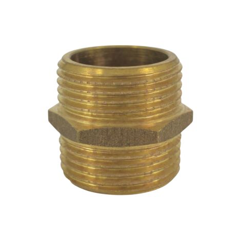 AquaCraft Messing Doppelnippel 1001000095 1 1/4", AG x AG