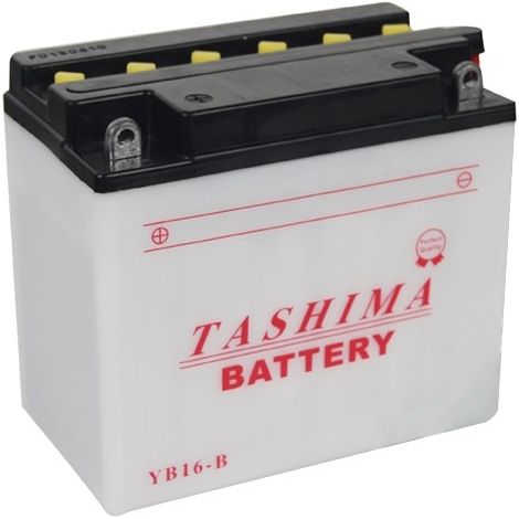 Batterie Plomb Tashima Renforcée 12v, 19a Pour Autoportée. L: 175, L: 100, H:155mm, + à Gauche Pour Motos, Jet-ski. (livrée Avec