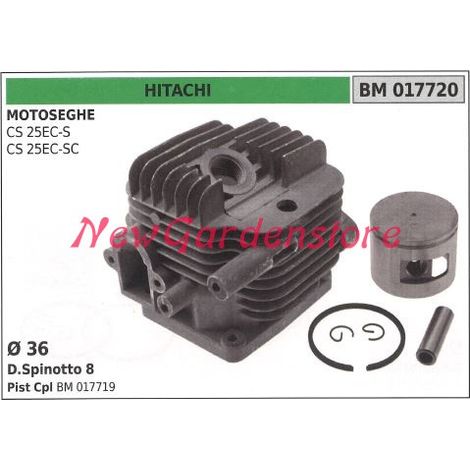 Cilindro pistone segmenti HITACHI motore motosega CS 25EC-S 017720