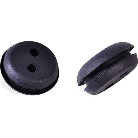 2 Passe durite/Caoutchouc Douille Joint de Réservoir 2 Trous Diam 20mm (1/2)