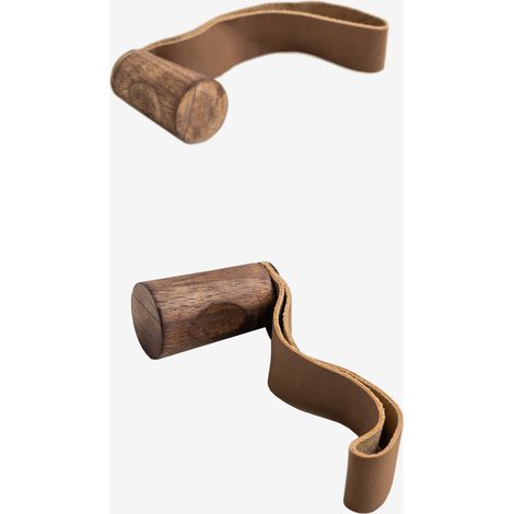 SKLUM 2er Set Griffe Niena Braun Dark (1/5)