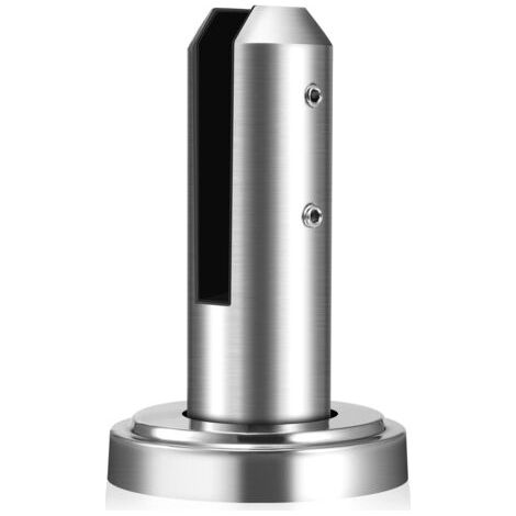 Pince En Verre, Escaliers Colonne de panneau de verre En Acier Inoxydable 304, Pince De Clôture En Verre Pour Garde-corps De Balustrade De Balcon De Piscine 8-12 mm(Stainless Steel (Cylinder) (1/5)