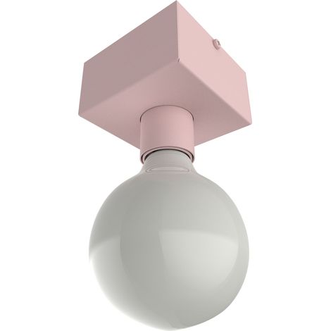LUMICOM  BOSTON S Plafoniera, 1XE27, max 42W, metallo, rosa, 10X10cm (1/2)