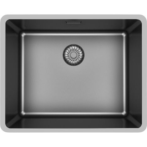 CARESSI Einbaubecken CAPPMX50R20GM Gun Metal (PVD) (1/2)