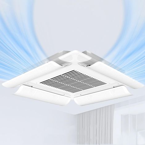Déflecteur de climatisation central, prévention du flux direct, angle inclinazione réglable, installation facile (1/5)