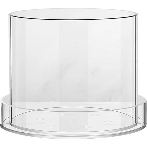 Blumentöpfe mit Drainage transparenter Übertopf wie