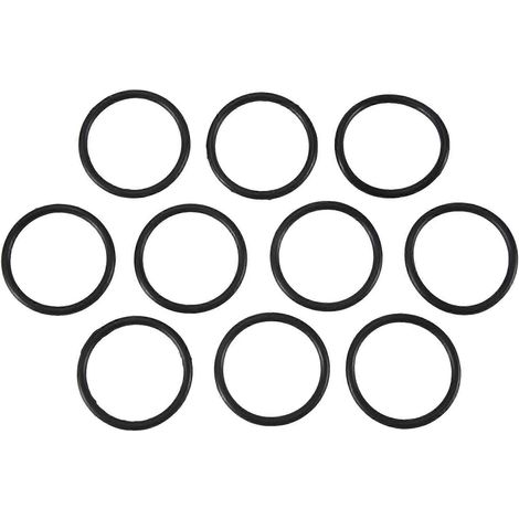 Lot de 10 joints toriques en caoutchouc noir, 38 x 3 x 32 mm (1/5)