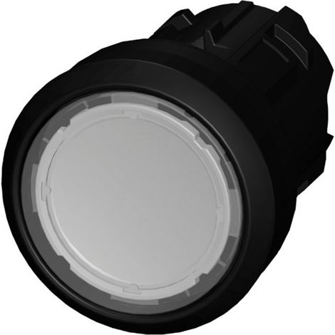 Siemens 3SU10000AB700AA0 3SU1000-0AB70-0AA0 Bouton-poussoir actionneur plat, collerette plastique tr (1/3)