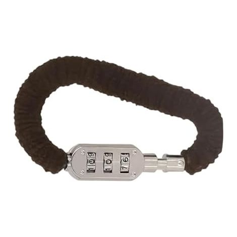 Antivol à combinaison pour casque de moto et sac à dos (3 chiffres)  Mousqueton à combinaison pour moto, idéal pour les voyageurs, hommes et femmes, motards, trajets quotidiens, longs trajets, voyages (1/5)