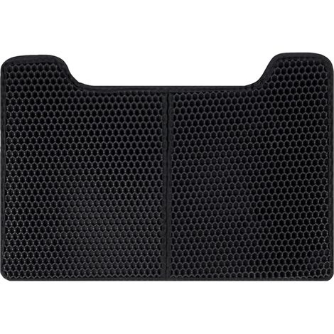 Coussin Anti Dérapant Doux en Forme de U,Tapis Anti Éparpillement de Granulés,Pour Famille Avec Chats et  Maison, Intérieur, Salon, Salle de Bain (1/5)