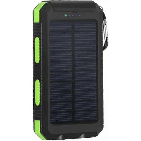 Batterie externe portable à énergie solaire haute efficacité, idéale pour les aventures en plein air (écologique et respectueuse de l'environnement). (1/5)