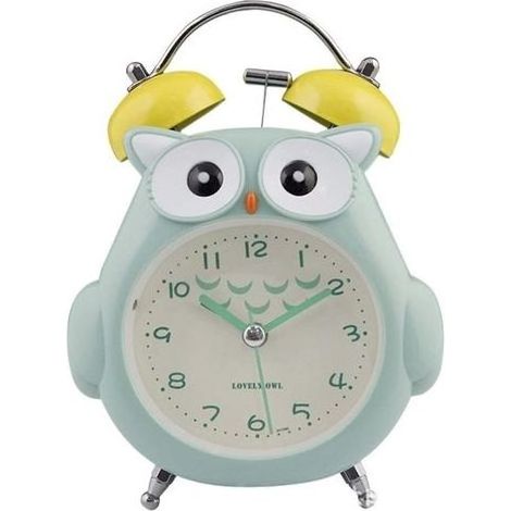 Réveil Belle Bande dessinée Hibou réveil à Piles Montre réveil décor à la Maison Horloge de Bureau (1/4)