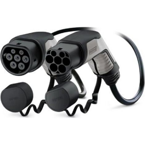 [NEUWERTIG] B-Ware Phoenix Contact E Mobility Ladekabel Kabel Typ 2 Mode 3 C Line Schwarz Grau 7 M