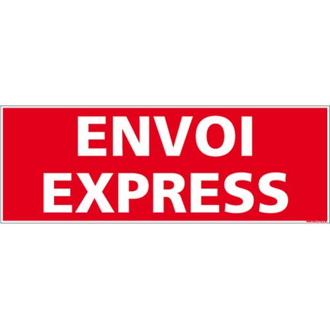 ADHESIF DE CONDITIONNEMENT ENVOI EXPRESS (M0335).- Adhésif - 210 x 75 mm