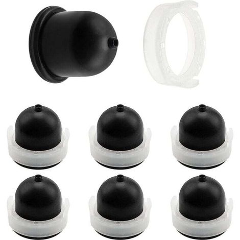 Bomba de cebado para carburador (6 unidades, compatible con Briggs & Stratton 694395 496115)
