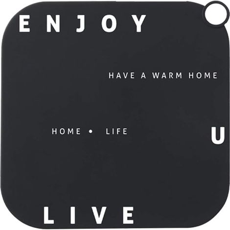 Bouchon de vidange carré, en silicone, anti-odeurs, pour évier de cuisine et salle de bain(1PCS) (1/5)