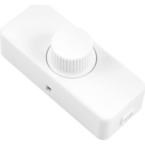 3-100W 220-240V LED Gradateur Rotatif Pour Lampes à Incandescence, Halogènes, Luminaire LED Réglable, Blanc (1/4)