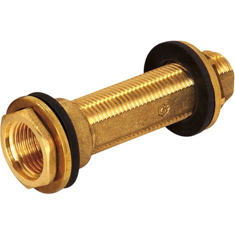Flamco Rosone a muro 1/2 pollice IG, L=120mm spessore parete 55-85mm, antitorsione, SW17, M1393090