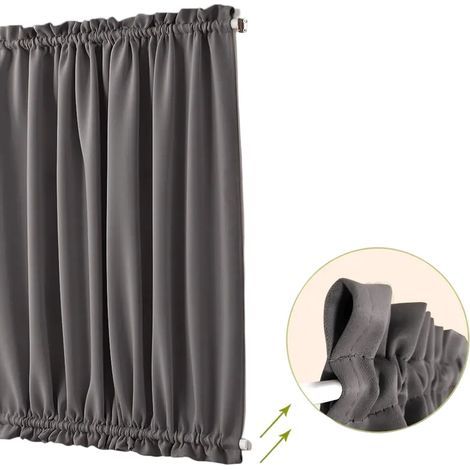 Verdunkelungsvorhang – Für Schiebetüren – Mit Ösen – 137 x 183 cm – Biscotti-Beige – 1 Stück (1/5)