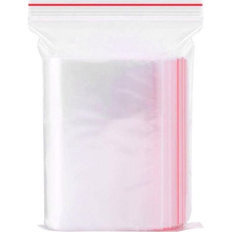 Sacs Ziplock transparents lot de 100 pièces (1/3)