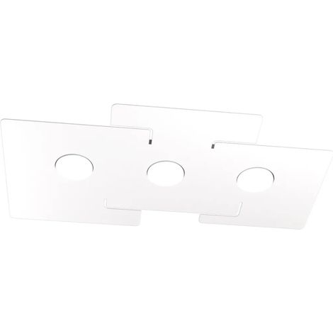 Plafoniera Moderna Echo Metallo Bianco 3 Luci Gx53 (1/3)
