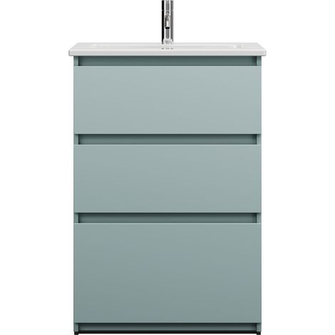 burgbad Lin20 lavabo en céramique avec meuble souslavabo, 3