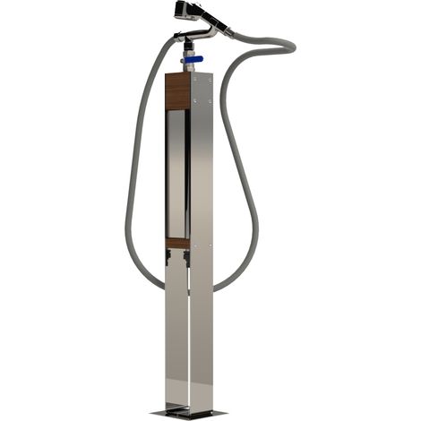 Eichenwald Modell 70 Gartendusche Altena klein mit Handbrause Gardena-Schlauchanschluss sowie Erdspieß (1/5)