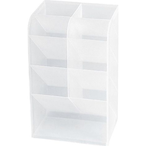 Porte-stylos, rangement de bureau, étagère de rangement pour crayons, porte-pinceaux, organisateur de bureau/maison multicolore (1/4)